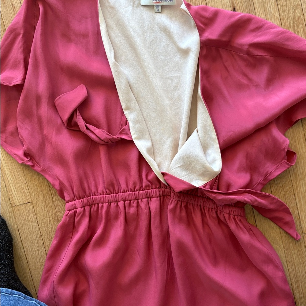 Lavender Brown Raspberry Dress - Picture 4 of 5